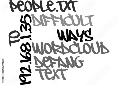 WAYS TO DEFANG DIFFICULT PEOPLE TEXT WORD CLOUD CONCEPT