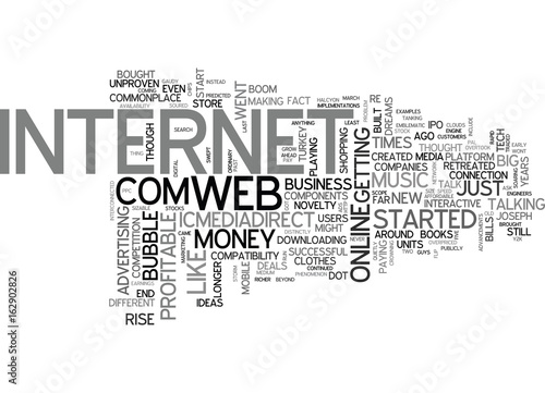 WEB BUILD ON IT TEXT WORD CLOUD CONCEPT