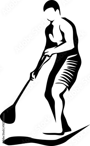 Paddle boarding