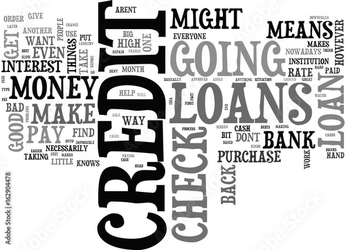 WHAT ARE TENANT LOANS TEXT WORD CLOUD CONCEPT