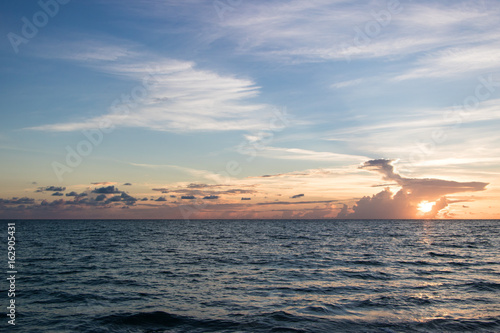 Ocean at Sunset  