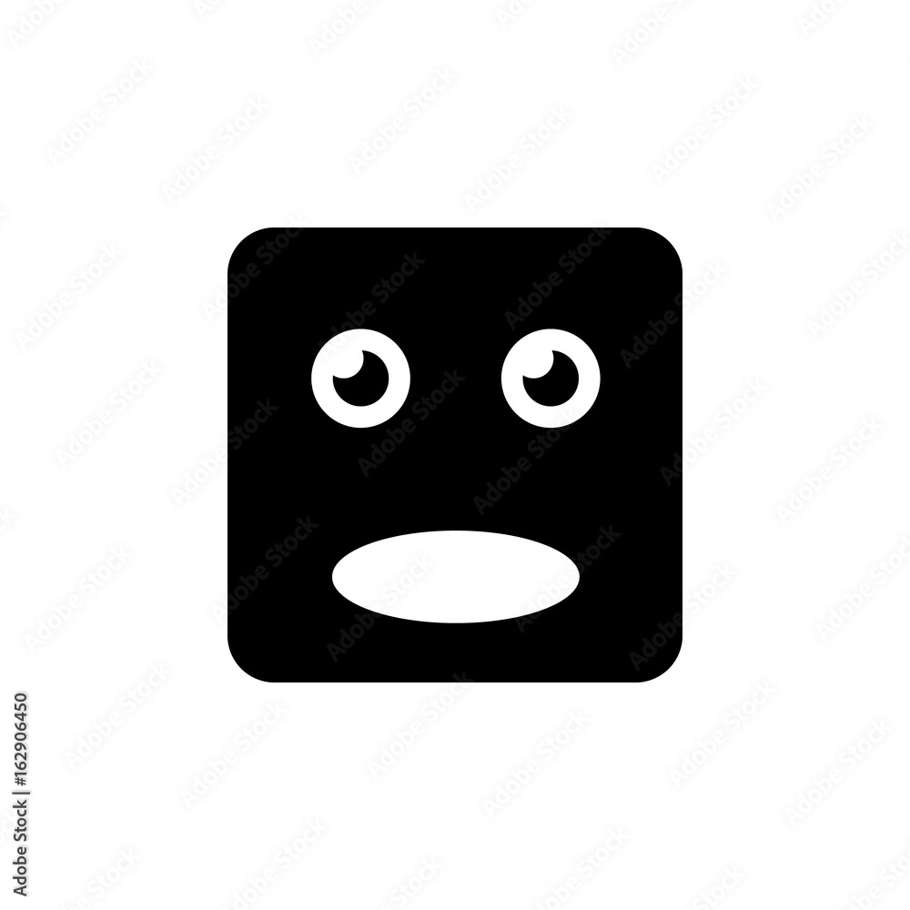 Embarrassed emoticon with flushed red cheeks Embarrassed emoticon with flushed red cheeks