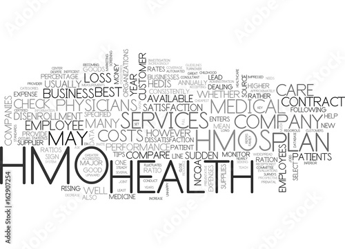WHAT HMO S WON T TELL YOU TEXT WORD CLOUD CONCEPT