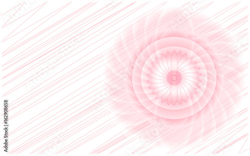Pink Lutos Flower Vector Background