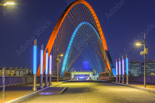 Expo bridge at Daejeon,South Korea.