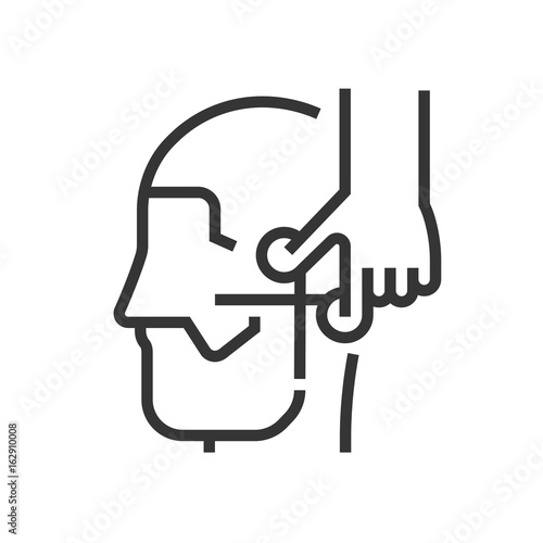 Beard trim icon
