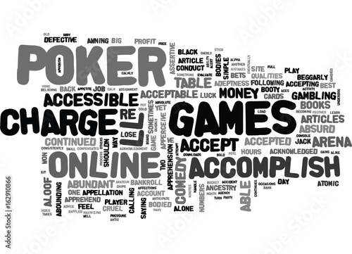 WHAT IT TAKES TO BE SUCCESSFUL ARENA POKER TEXT WORD CLOUD CONCEPT