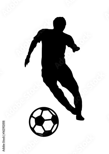 Fußballer mit Ball © SimpLine