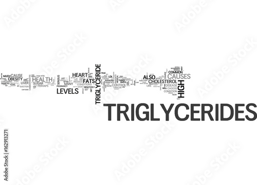 WHAT S UP WITH MY TRIGLYCERIDES TEXT WORD CLOUD CONCEPT