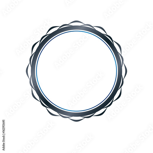 Luxury round frame with emp...