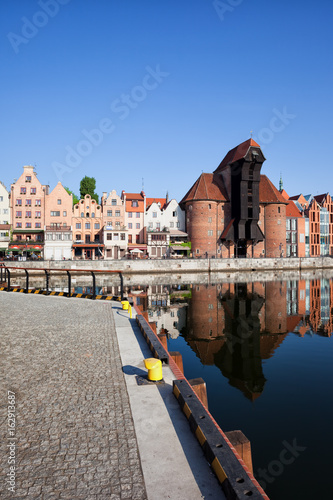 City of Gdansk Cityscape in Poland