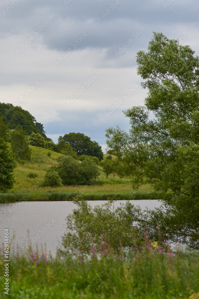 Mühlberg und Oberteich in Stiege Mühlberg und Oberteich in Stiege
