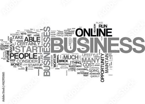 WHAT TYPE OF HOME BASED BUSINESS WILL YOU CHOOSE TEXT WORD CLOUD CONCEPT