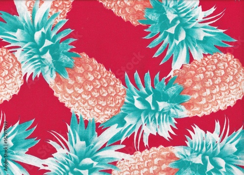 Wallpaper Mural Ananas pour fond. Torontodigital.ca