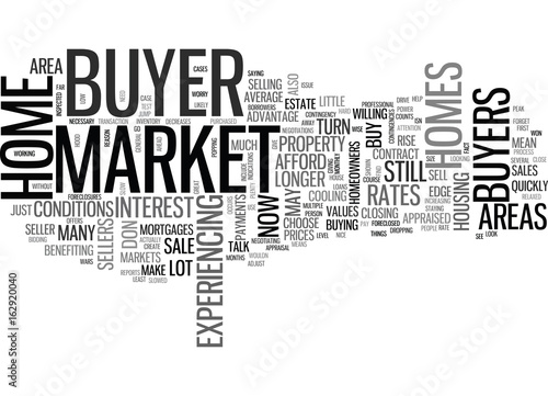 WHEN WILL IT BE THE BUYER S TURN TEXT WORD CLOUD CONCEPT