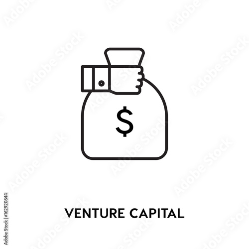 Venture Capital vector icon, investor symbol. Modern, simple flat vector illustration for web site or mobile app