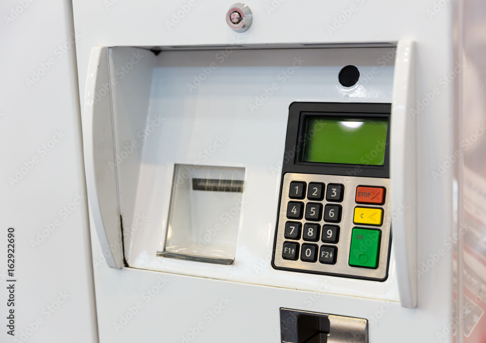 Terminal for gasoline payment Terminal for gasoline payment
