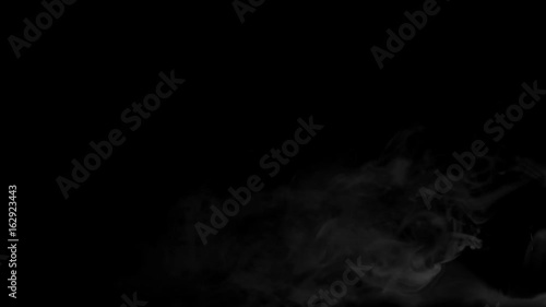 Smoke on black background for background or overlay on your footage.