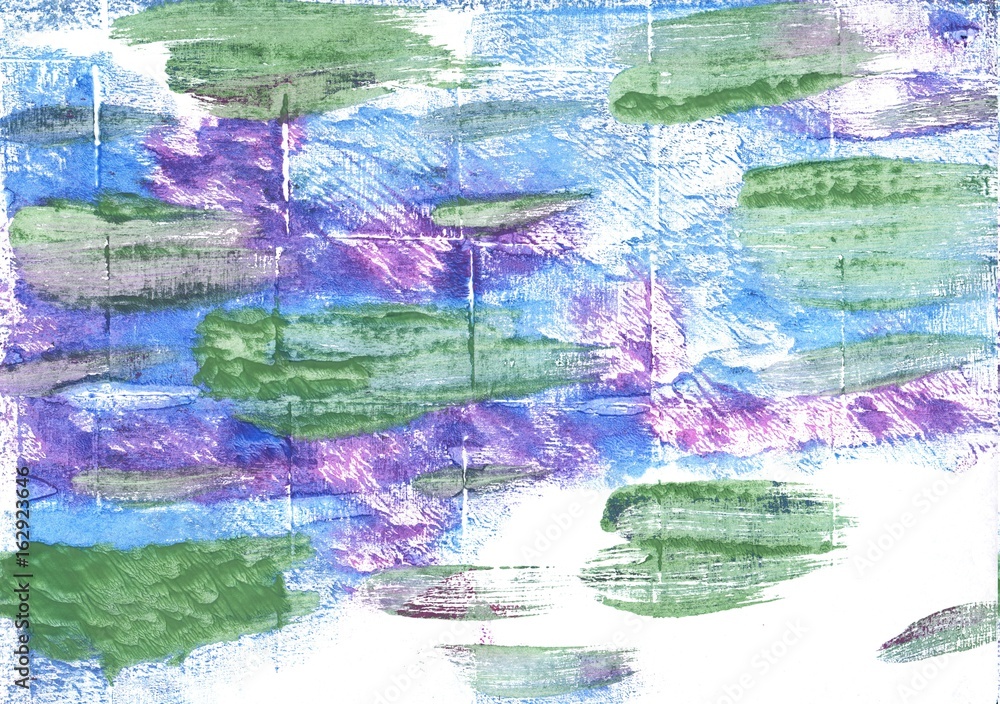 Russian green abstract watercolor background