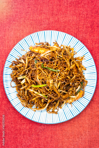 fried noodle asian food on the table