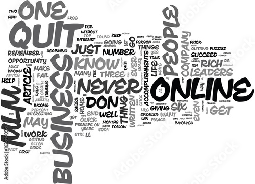 WHY FAIL IN MLM ONLINE BUSINESS TEXT WORD CLOUD CONCEPT