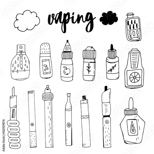 Doodle smoke electronic cigarette electronic cigarette