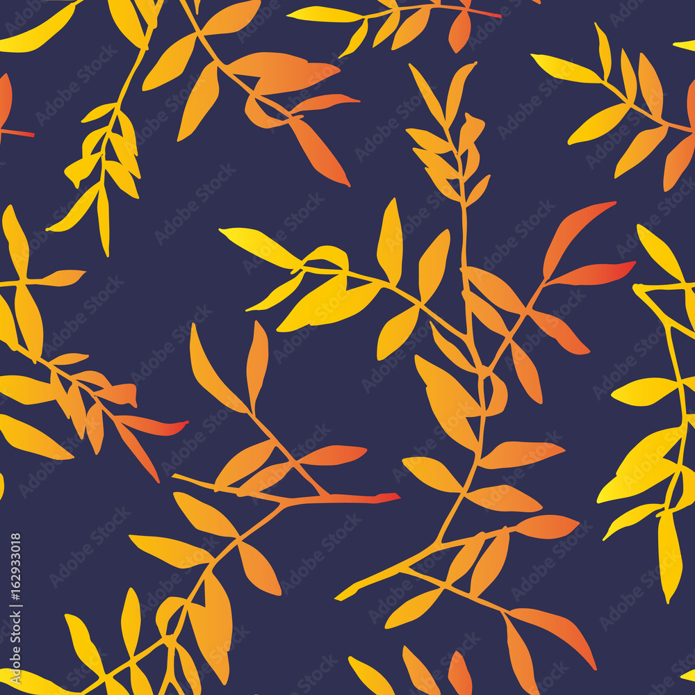 Leaves Seamless Pattern. Leaves Seamless Pattern.