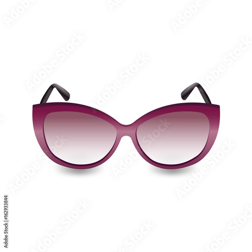 Woman sunglasses vector illustration