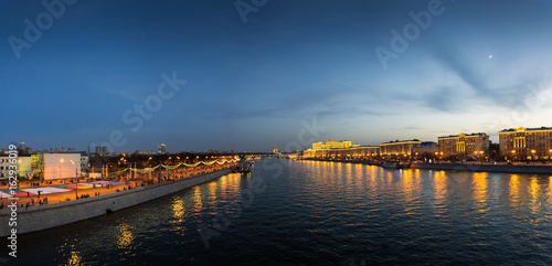 Panoramic view Moscow river © Igor
