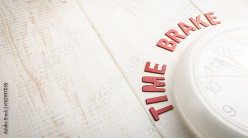 Wall clock and wording 