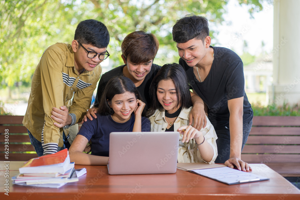 Back to school education knowledge college university concept, Students Education Social Media Laptop Tablet Back to school education knowledge college university concept, Students Education Social Media Laptop Tablet