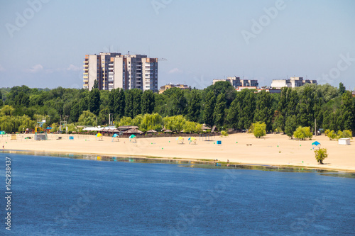 Fototapeta Naklejka Na Ścianę i Meble -  View on the river Dnieper