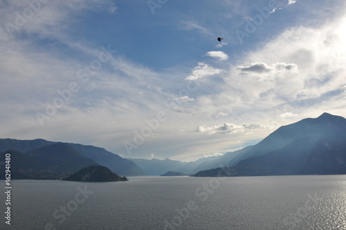 Mountain, sea, background, copyspace