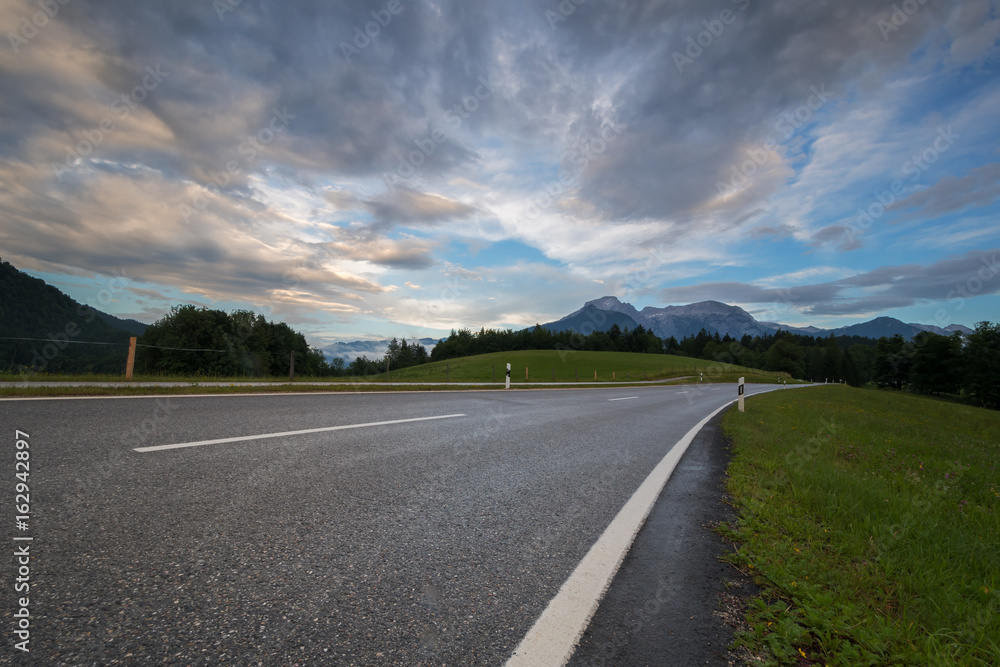 Naklejka premium Blick auf den Watzmann
