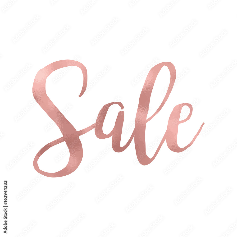 Fototapeta premium Shining rose gold foil sale
