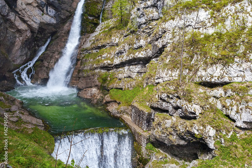 Savica waterfall in Bohinj, Slovenia