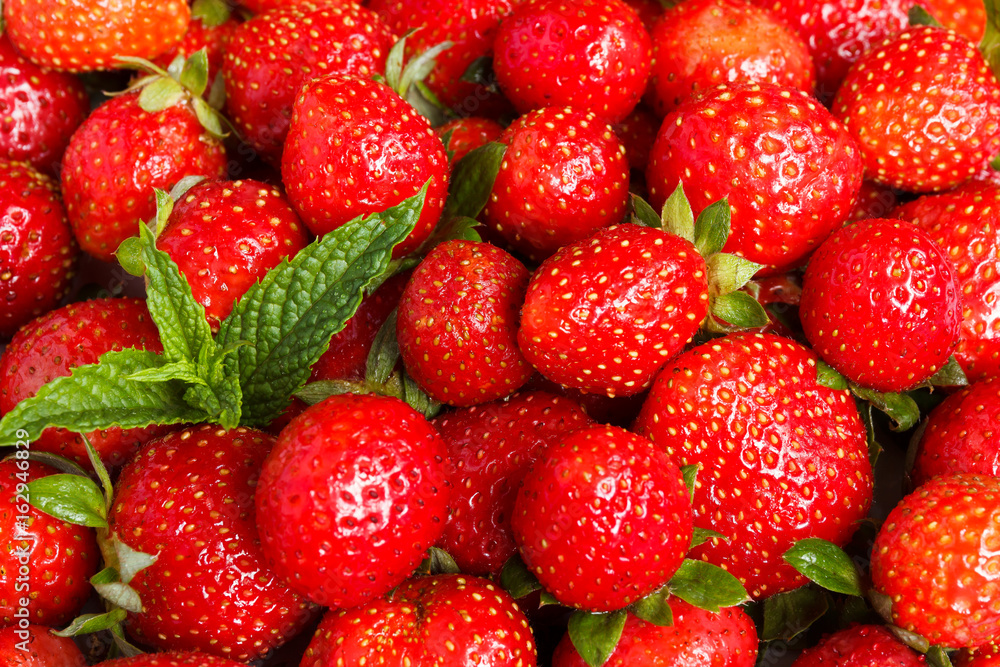 Fresh Strawberry toned Background Fresh Strawberry toned Background