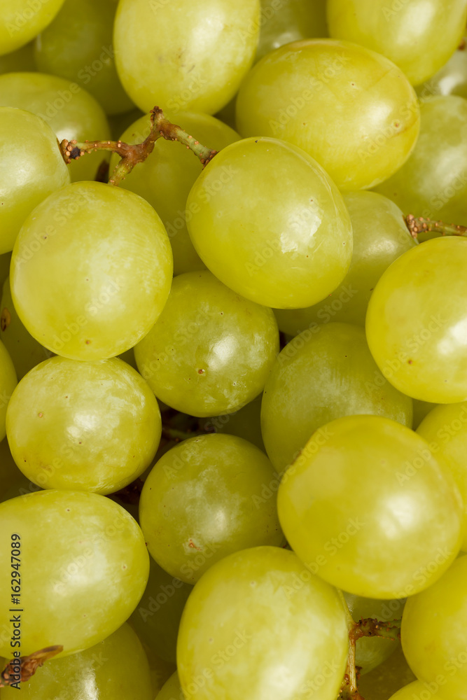 Many berries of white grapes. Many berries of white grapes.