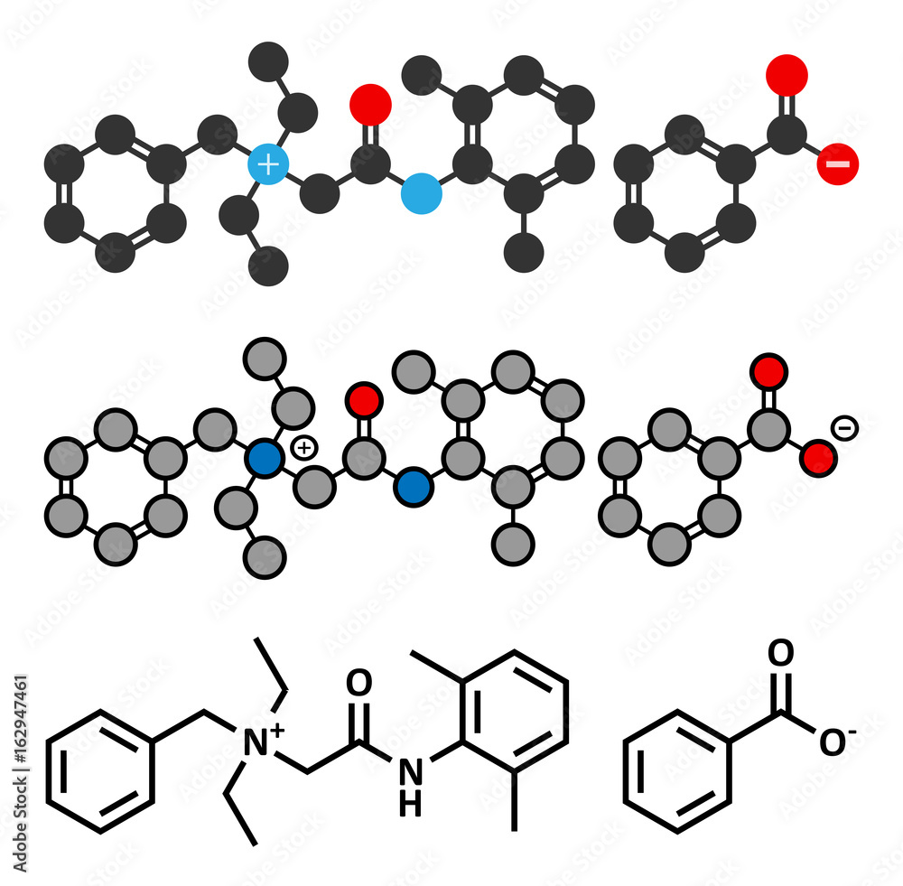 Denatonium benzoate bittering agent. Denatonium benzoate bittering agent.
