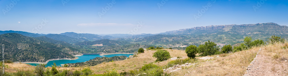 Panorama of Siurana, Catalonia, Spain