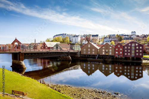 Foto Panorama of Trondheim, Norway