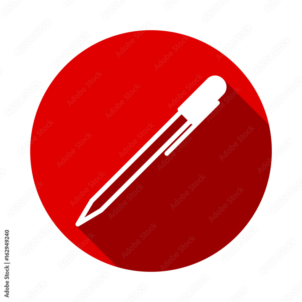 Pen icon, isolated. Flat design. Pen icon, isolated. Flat design.