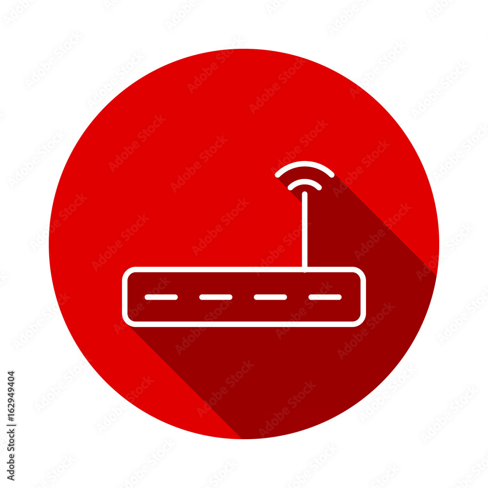 Vector wifi modem Icon Vector wifi modem Icon