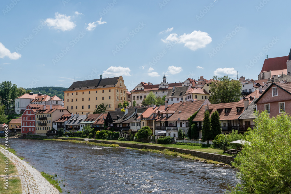 Czech Krumlov in the summer