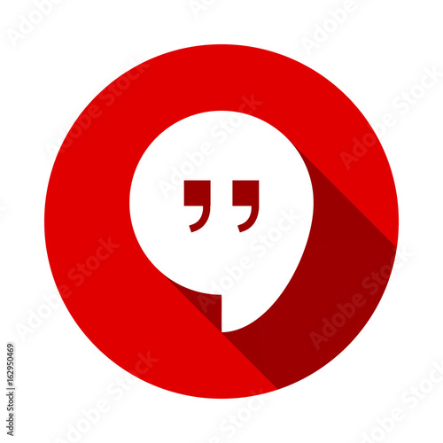 Chat Icon in trendy flat style isolated on grey background. Speech bubble symbol for your web site design, logo, app, UI. Vector illustration, EPS10. photo