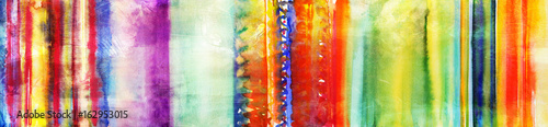 streifen bunt handgemalt aquarell banner