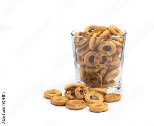 Closeup of a pile of pretzel sticks © Elena
