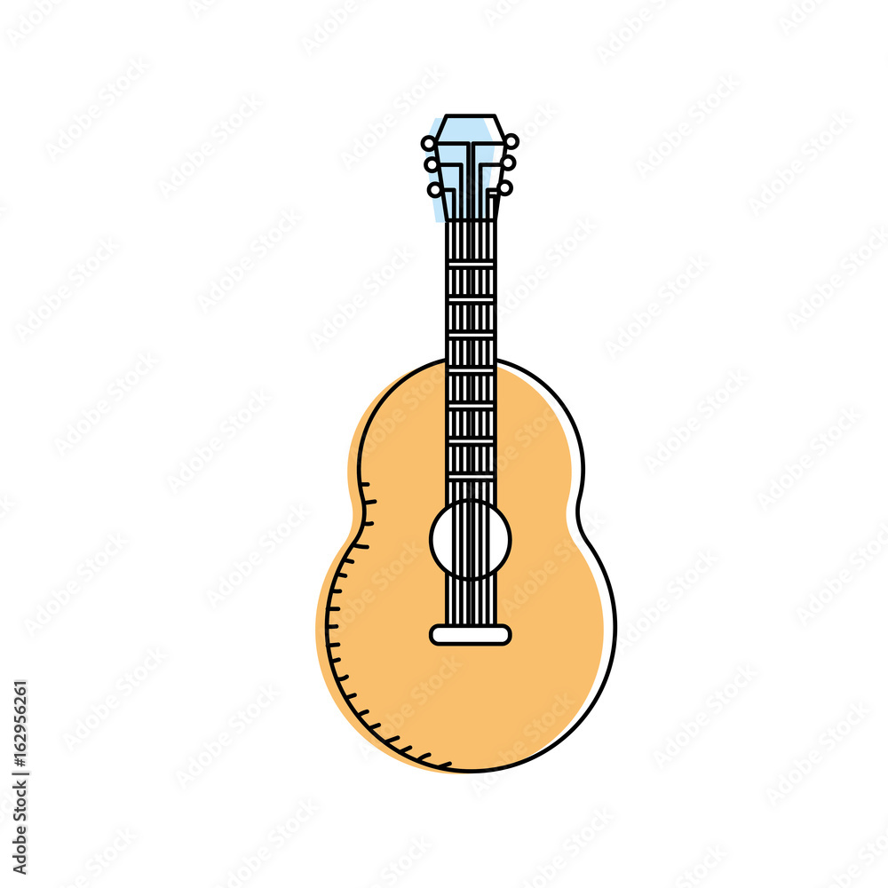 guitar musical instrument to play music