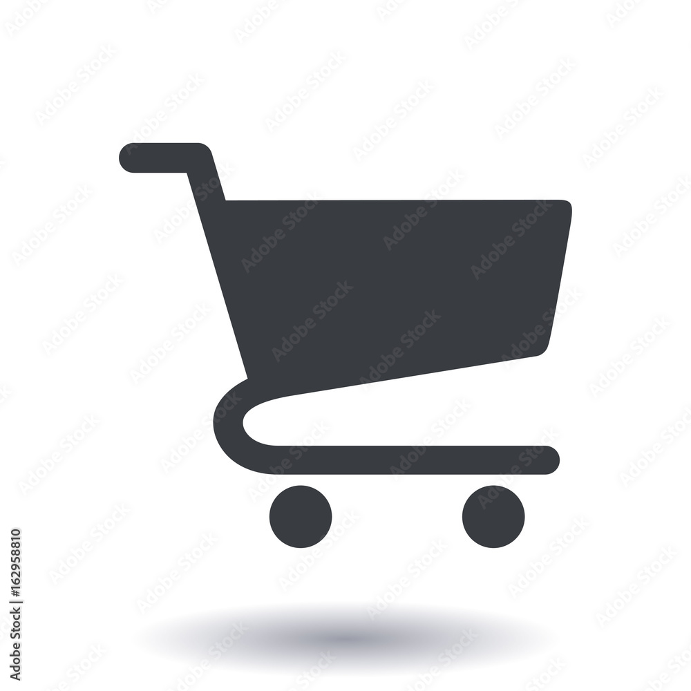 Flat icon of shopping chart. Add a product to the cart. Flat icon of shopping chart. Add a product to the cart.