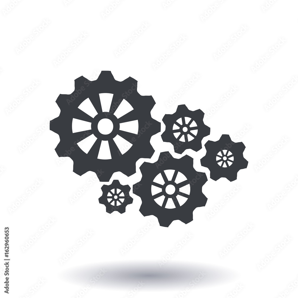Icon of gears. Gear icon.
The development and management of business processes. Icon of gears. Gear icon.
The development and management of business processes.